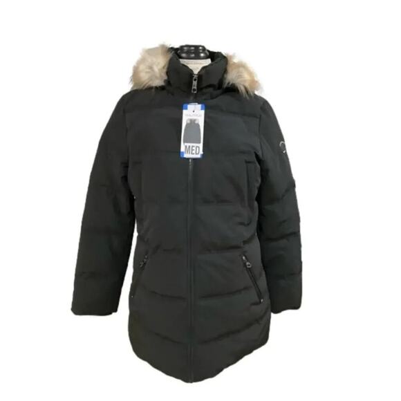 Nautica Women's Jacket Water Wind Resistance Zipped Hood Medium NWT